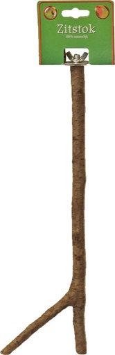 [020 1563] Houten zitstok + schroefdraad 35 cm