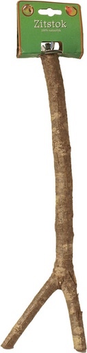 [020 1564] Houten zitstok + schroefdraad 40cm