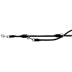 [BR_184054] Verstelbare ljn leer 2m/8mm zwart