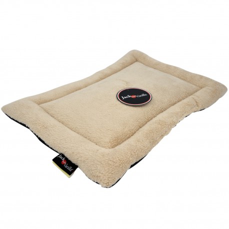 [BR_184177] J&V FLEECE BENCH CUSHION BEIGE 55x88cm