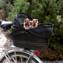 [BR_184235] # Fietsmand voor brede bagagedragers , 29 × 42 × 48 cm, zwart