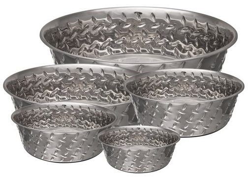 [BR_184311] # Diamond Plate Bowl w/ Non-Skid Bottom 2,2 ltr