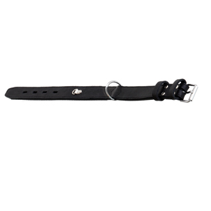 [5306208] HALSBAND SEATTLE GEVOERD LEER BREED ZWART XXL | 56-73cm x 45mm x 5mm