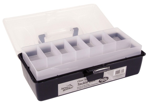 [BR_184636] Jarvis Walker 1-Tray Clear Top Tackle Box