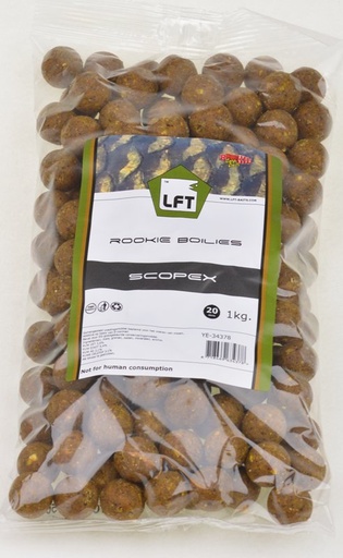 [YE-34378] LFT Rookie Carp Boilies 1kg. 20mm. Scopex