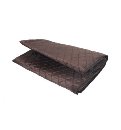 [BR_184693] Auto deken bruin 140x140 cm