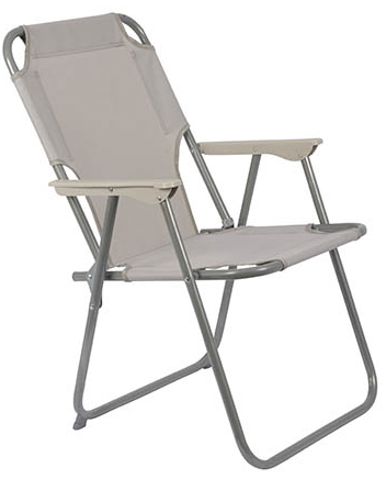 [BR_185209] Camp life picknick stoel inklapbaar grijs