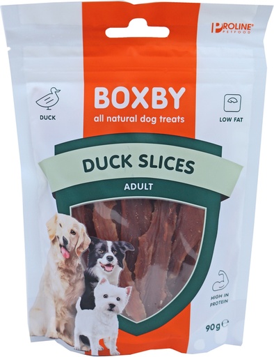 [022 1980            ] PRL.BOXBY DUCK SLICES 90 GR.