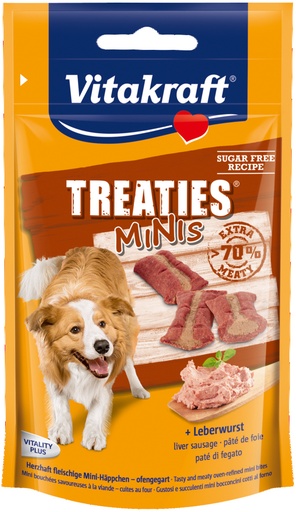 [34047] Vitakraft Treaties Minis Leverworst, 48 gr