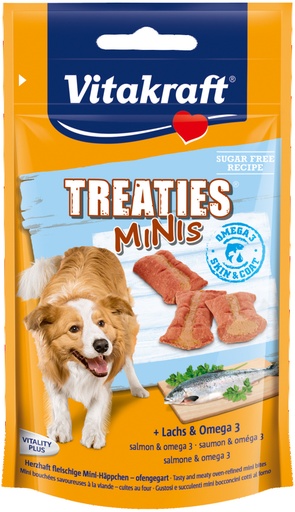 [34048] Vitakraft Treaties Minis Zalm & Omega 3, 48 gr