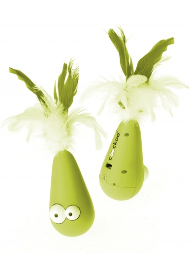 [BR_192682] COOCKOO CAT TOY WOBBLE 12,5X6,5 CM, LIME