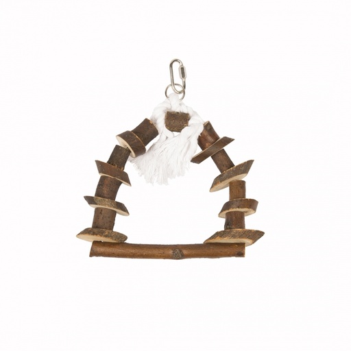 [BR_192698] HOUTEN SCHOMMEL MET KATOENTOUW 22x29CM