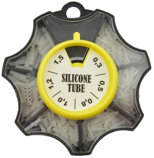 [FTI8985] LFT Tip Siliconenslang Transparant Assortibox 0,3 t/m 1,5mm