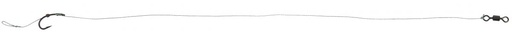 [E3237206] LFT 2pack Coated Basic Carp Rig (2x6) Barbed (+Free Stopper)