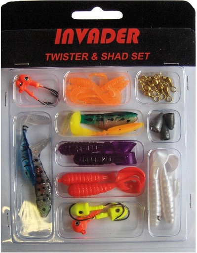 [DI4510] Invader Twister+Shad set in blister