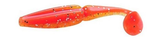 [DI3356-GFR] LFT Zico Shads (002) 8cm. 5pcs. - Gold Fluorocent Red