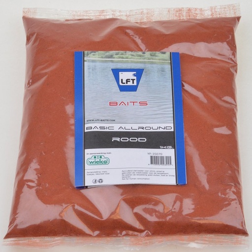 [BR_193002] ! LFT Wielco Basic Allround Baits Rood 1kg.