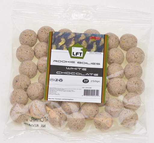 [BR_193347] LFT Rookie Carp Boilies 250gr. 20mm. White Chocolate