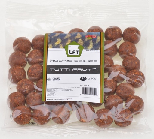 [YE-34326] LFT Rookie Carp Boilies 250gr. 20mm. Tutti Frutti