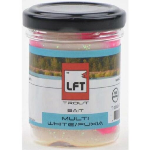 [T-1000-07] LFT Trout Bait - Multi White/Fuxia
