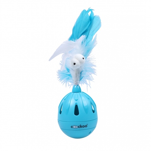 [BR_193399] COOCKOO CAT TOY TUMBLER 19,5X7 CM, BLUE