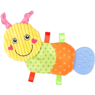 [BR_193617] Dog toy smiley TPR en crinkly rups