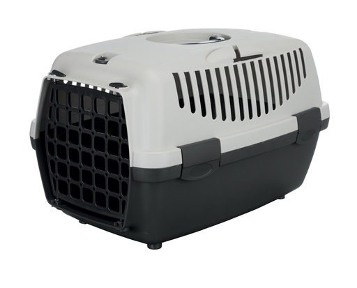 [39811] Vervoersbox Capri 1, XS: 32 × 31 × 48 cm, lichtgrijs/donkergrijs