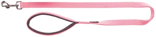 [BR_194348] Premium Riem, XS–S: 1,20 m/15 mm, roze