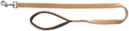 [BR_194350] Premium Riem, XS–S: 1,20 m/15 mm, karamel