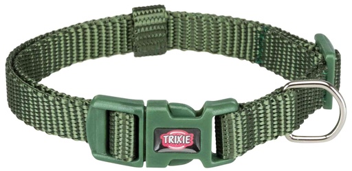 [BR_194442] Premium Halsband, XS–S: 22–35 cm/10 mm, bosgroen