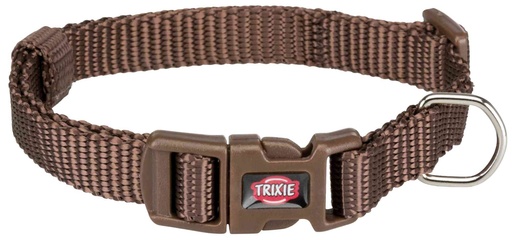 [BR_194450] Premium Halsband, S–M: 30–45 cm/15 mm, mokka