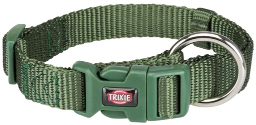 [BR_194454] Premium Halsband, S–M: 30–45 cm/15 mm, bosgroen
