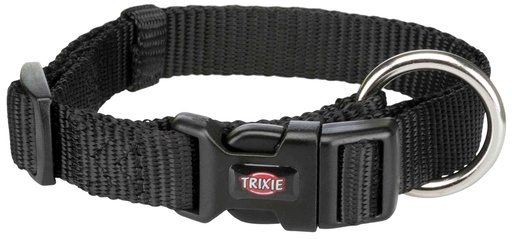 [BR_194455] Premium Halsband, M–L: 35–55 cm/20 mm, zwart