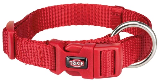 [BR_194456] Premium Halsband, M–L: 35–55 cm/20 mm, rood