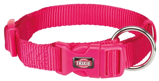 [BR_194462] Premium Halsband, M–L: 35–55 cm/20 mm, fuchsia