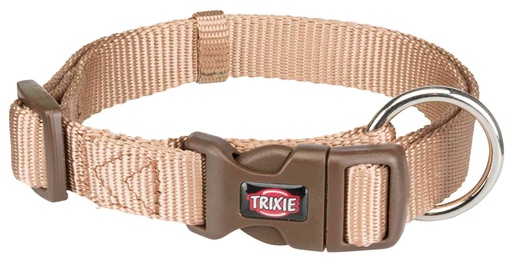 [BR_194463] Premium Halsband, M–L: 35–55 cm/20 mm, karamel