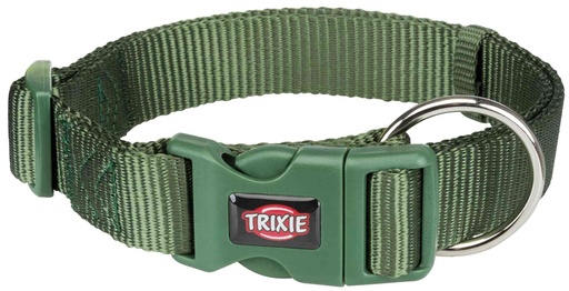 [BR_194482] Premium Halsband, L–XL: 40–65 cm/25 mm, bosgroen