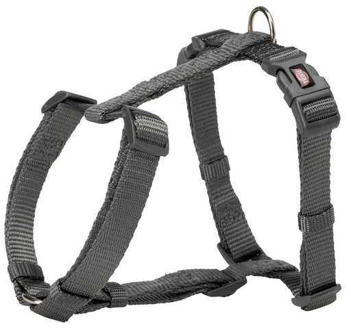 [203416              ] Premium H-Tuig, M–L: 52–75 cm/20 mm, grafiet