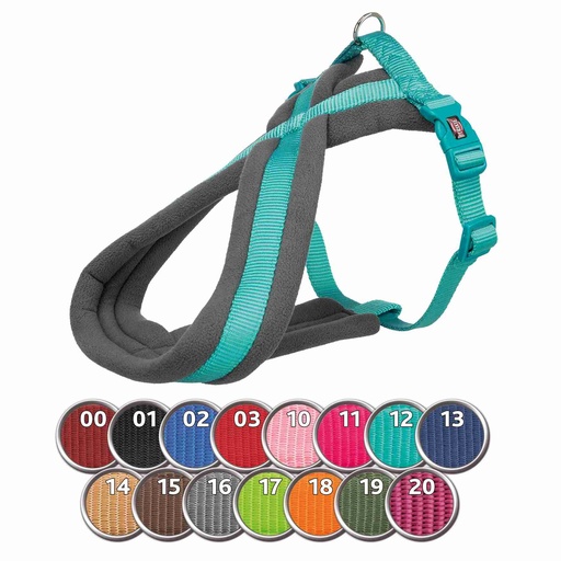 [203614              ] Premium Touren Tuig, XS–S: 30–40 cm/15 mm, karamel