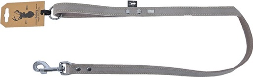 [BR_198075] EST1941 LIJN LEDER 16MM/100CM GREY