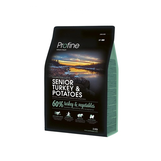 [JP410332] Profine Senior Turkey & Potatoes 3kg