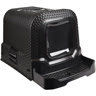 [BR_198287] KATTENTOILET RATTAN ZWART 43,5x69x40,5CM