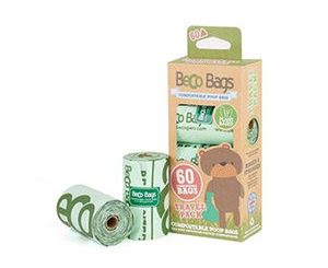 [BR_198508] Biologische poepzakjes 8 stuks Mint