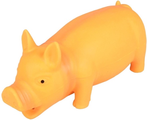 [BR_198963] HS LATEX Toy oranje Varken 22 cm