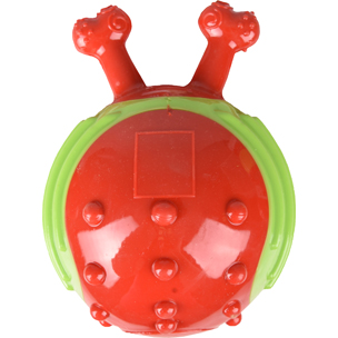 [BR_198977] HS TPR SPELA SLAKBAL ROOD/GROEN 13 CM