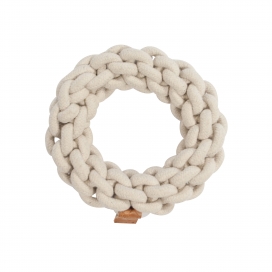 [BR_198978] Ben Gevlochten ring X-small XS - 13cm - Ø 10mm beige