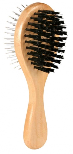 [2322] Borstel, hout, dubbelzijdig, 5 × 17 cm