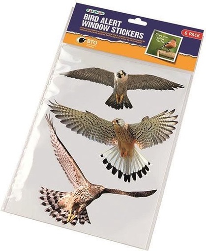 [BR_199223] Raamstikkers roofvogels kleur