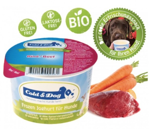 [25310] Cold&Dog frozen yoghurt rund&wortel 90ml