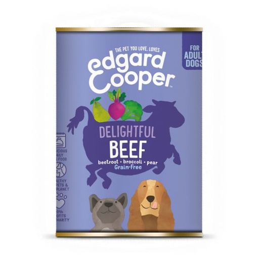 [BR_199248] Edgard en Cooper hond blik rund 400gr